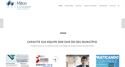 Desktop Screenshot of miltonconsultoria.com.br